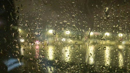 Raindrops on glass window