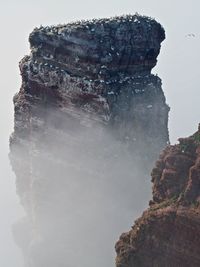 Rock formations against sky