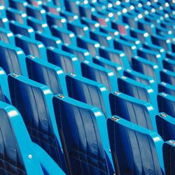 Full frame shot of empty seats