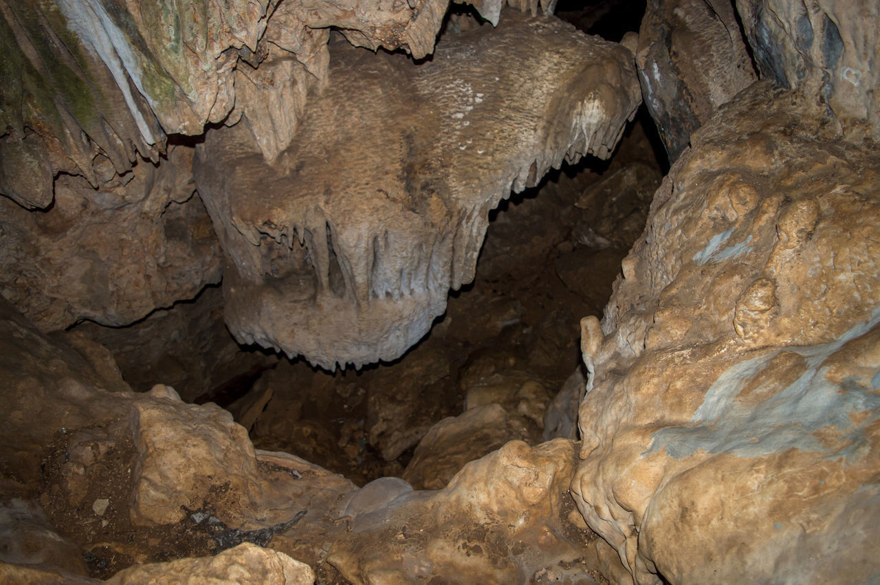 FULL FRAME SHOT OF ROCK CAVE