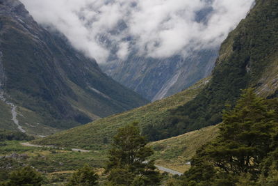 Scenic view of mountains
