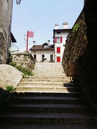 Stairs leading to staircase