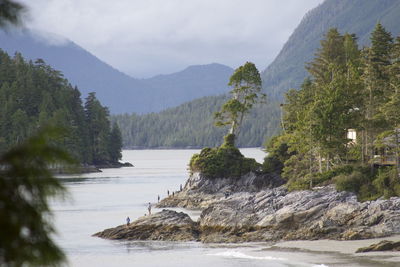 River with mountain in background