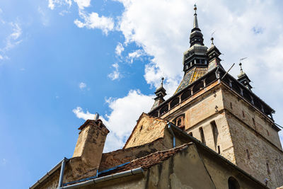 Low angle view of building against sky