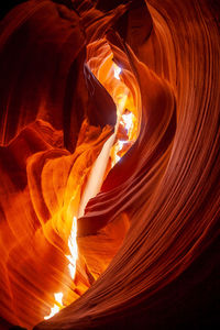 Close-up of rock formations