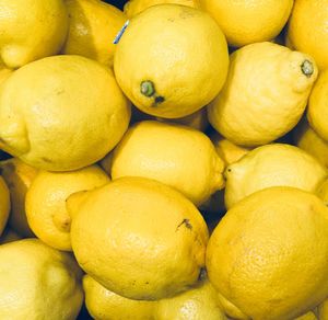 Full frame shot of lemons