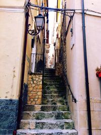 View of narrow alley