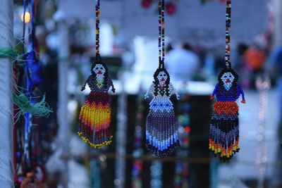 Close-up of multi colored wall