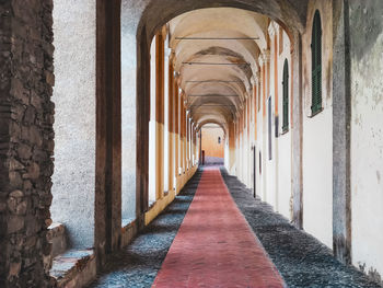 Corridor of building