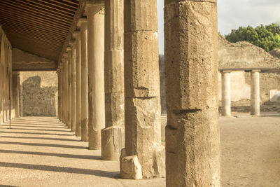 Corridor of historic building