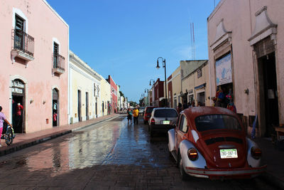 View of city street