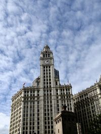 Low angle view of buildings against sky