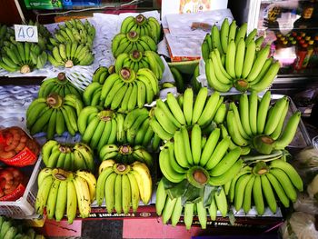 Full frame shot of fruits for sale at market stall