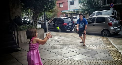 Woman standing in park