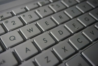 Close-up of computer keyboard