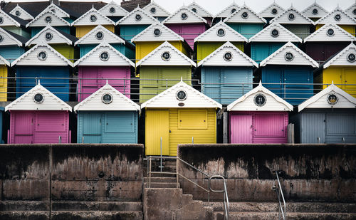 Beach huts