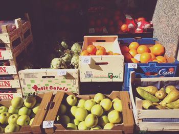 Close-up of food for sale at market stall