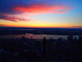 Cityscape at sunset