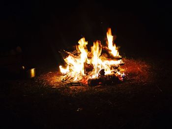 Bonfire at night