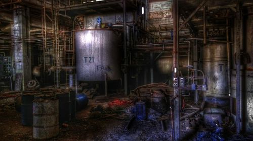 Interior of messy room