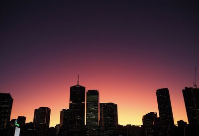 Buildings in city