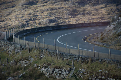 Scenic view of empty road