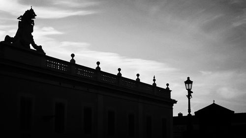 Low angle view of historical building