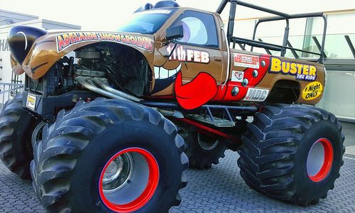 Close-up of car against sky