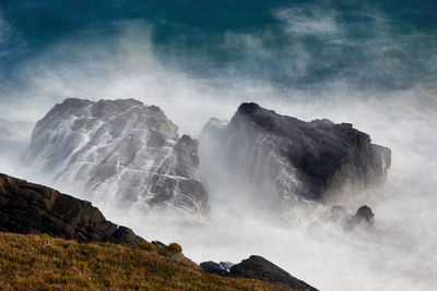 Scenic view of ocean 