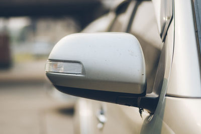 Close-up of car