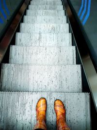 Low section of person standing on floor