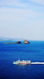 Scenic view of seascape against sky