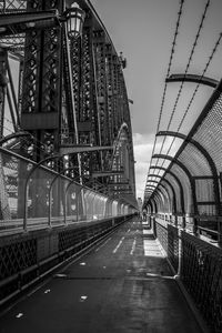 View of suspension bridge