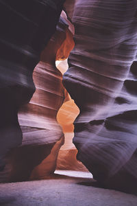 Rock formations in cave