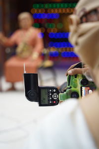 Close-up of toy blocks