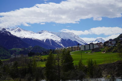 Scenic view of landscape against sky