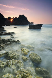 View of calm sea against the sky