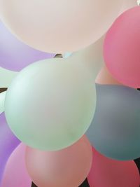 Close-up of balloons