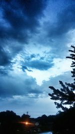 Scenic view of cloudy sky