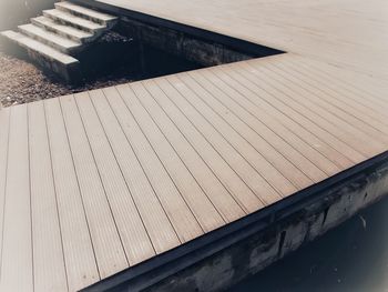 High angle view of roof