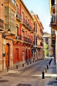 Street amidst buildings in city