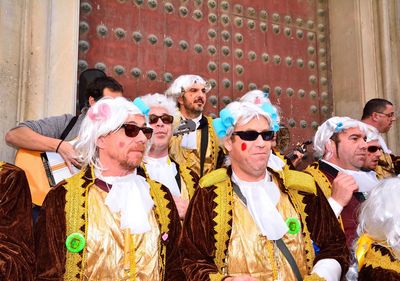 Group of people in traditional clothing