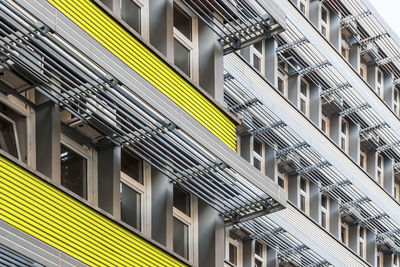 Low angle view of yellow building