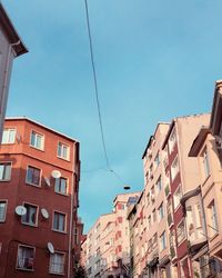 Low angle view of buildings against sky