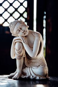 Close-up of buddha statue