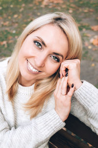 Portrait of a smiling young woman