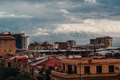 Cityscape against sky