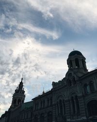 Low angle view of church against sky