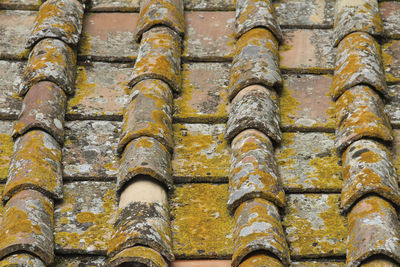 Close-up of stone wall