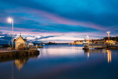 View of buildings at waterfront